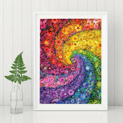 Abstract Flower Full Diamond Painting Kit
