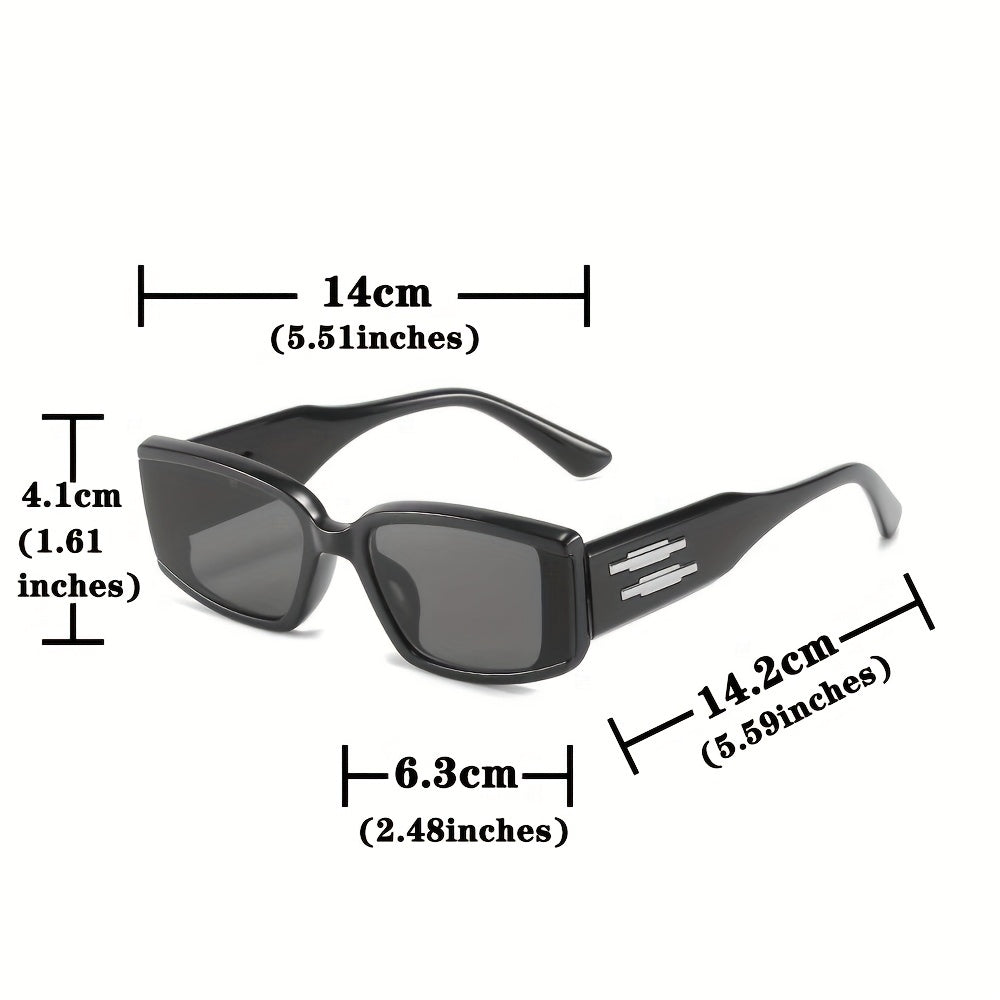 Men's Rectangle Unisex Oval Vintage Sunglasses