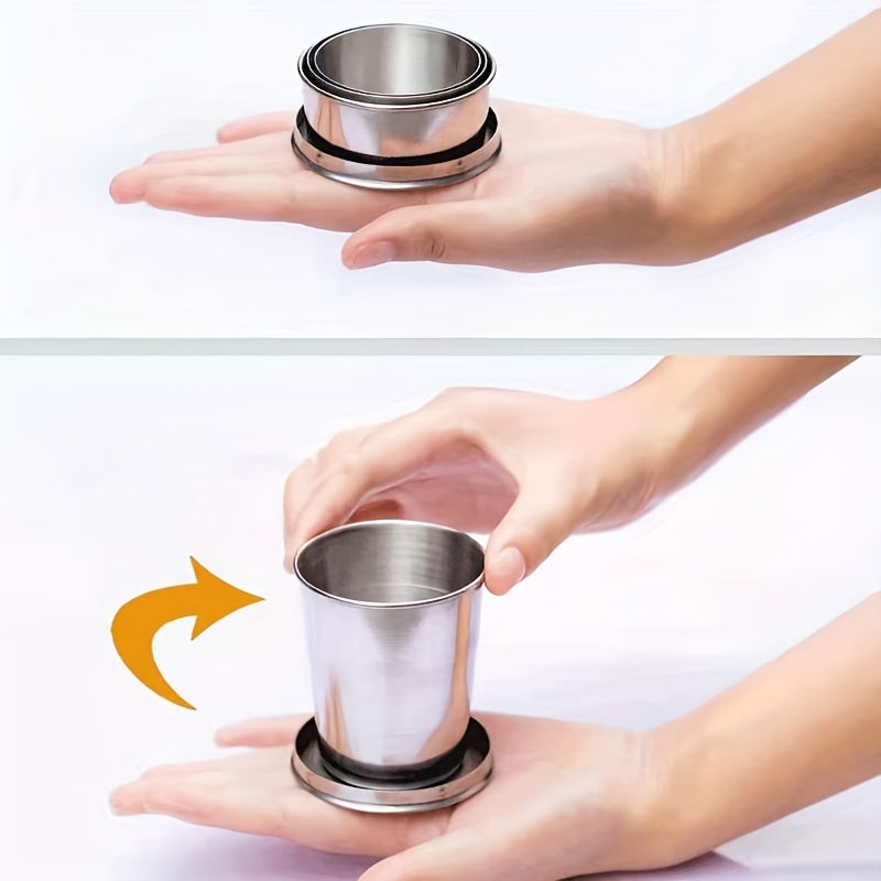 Stainless Steel Folding Cup for Camping