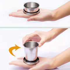Stainless Steel Folding Cup for Camping