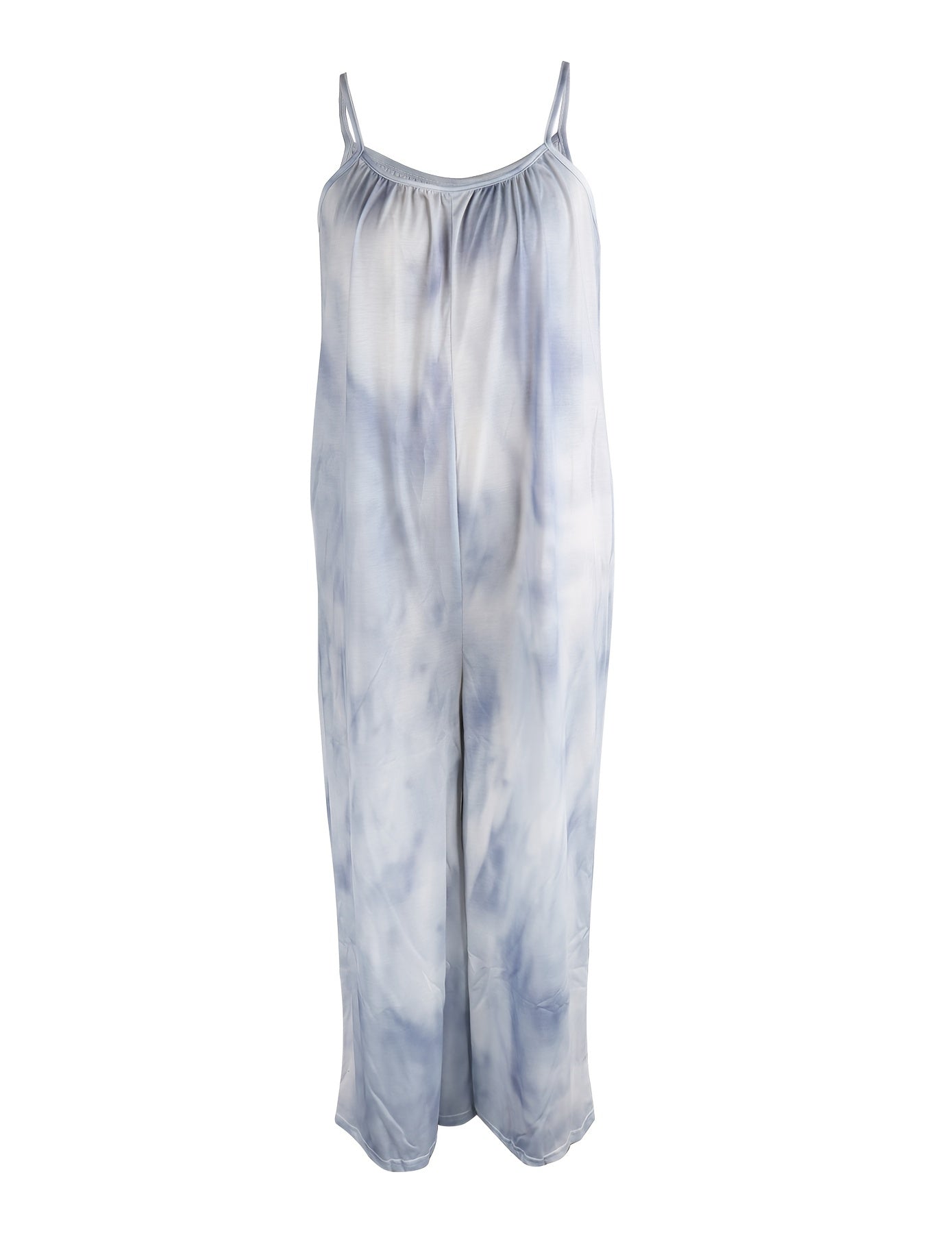 Boho Tie Dye Spaghetti Jumpsuit Streetwear Women's Clothing