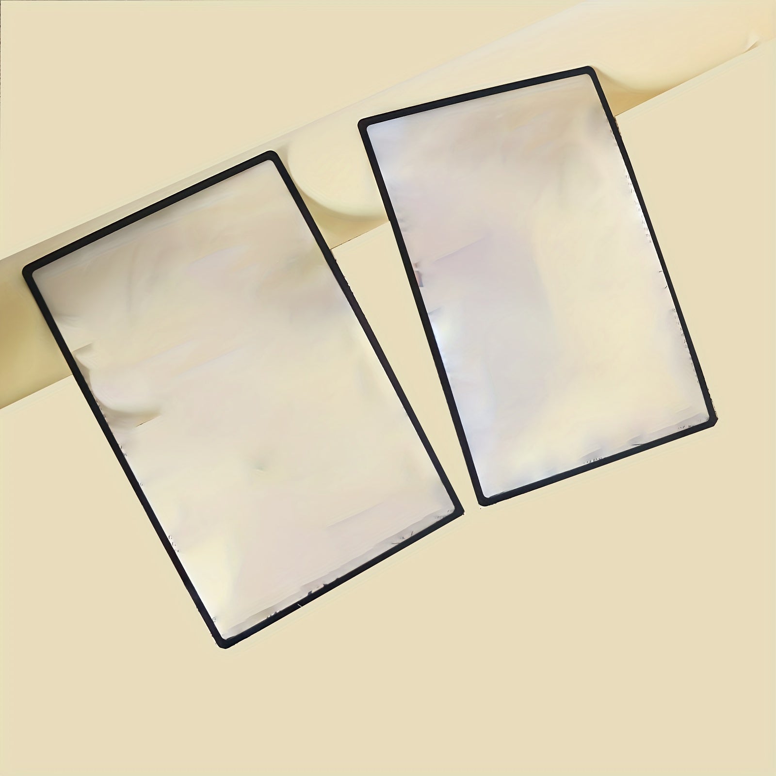 Large Thin PVC Magnifying Glass for Elderly and Students