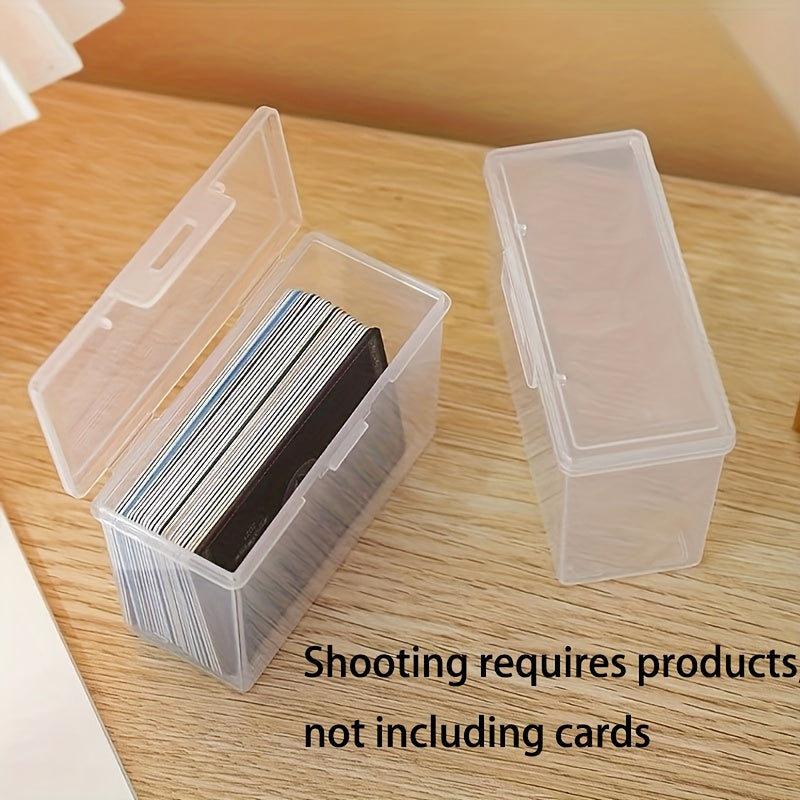 2pcs Business Card Organizer Card Collection Box Business Card Holder Organizer