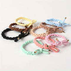 5Pcs High Stretch Hair Tie Elastic Brim Bundle Hair Rope