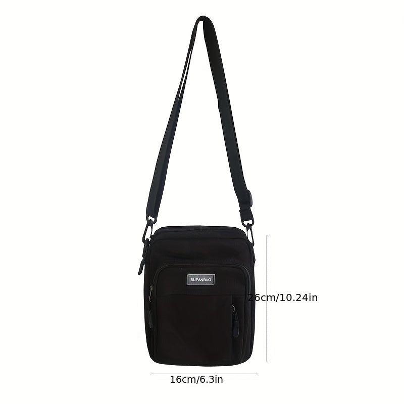 Men's Casual Canvas Crossbody Bag Sports Shoulder Bag