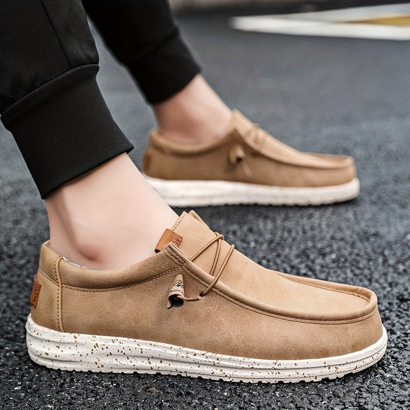 Men's Slip On Loafer Shoes Lightweight Breathable Canvas Sneakers