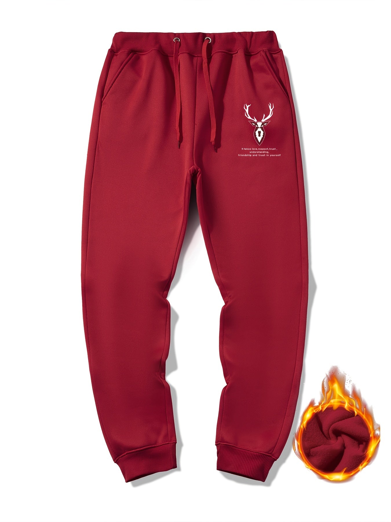 Men's Elk Sherpa Fleece Active Sweatpants