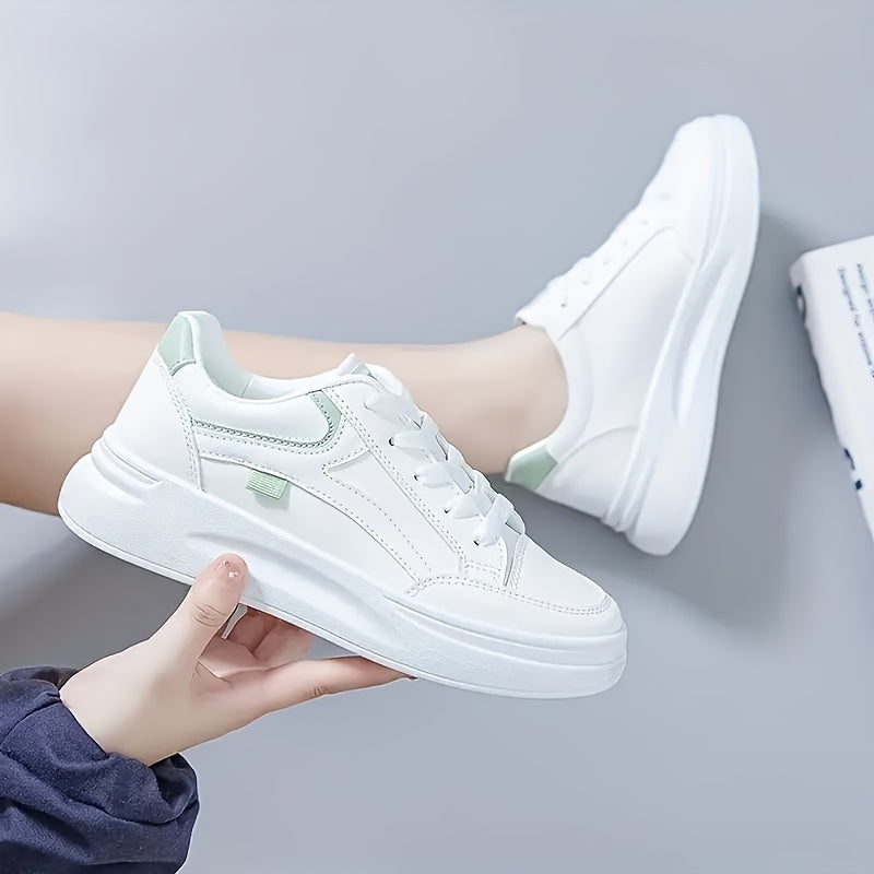 Women's Platform Sneakers Casual Lace Up Outdoor Shoes