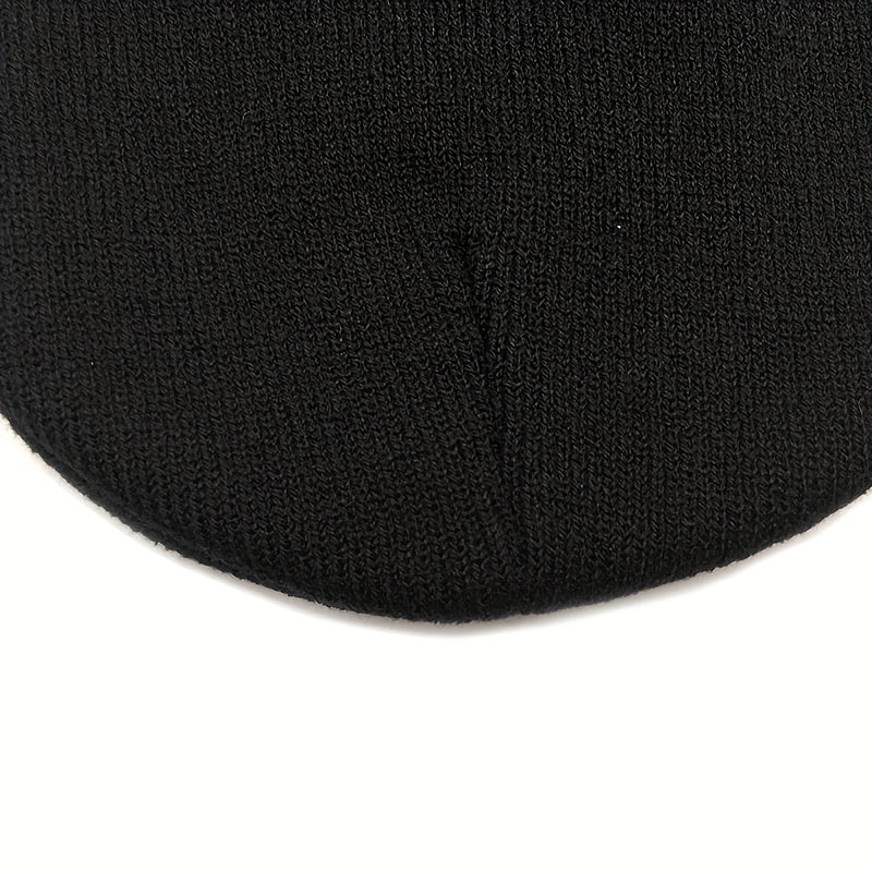 Embroidered Beanie Hat for Men & Women