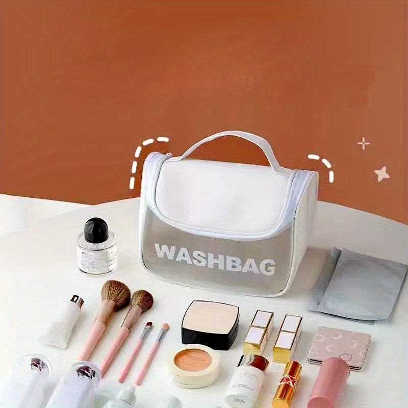 Waterproof Travel Wash Bag with Mesh Pocket