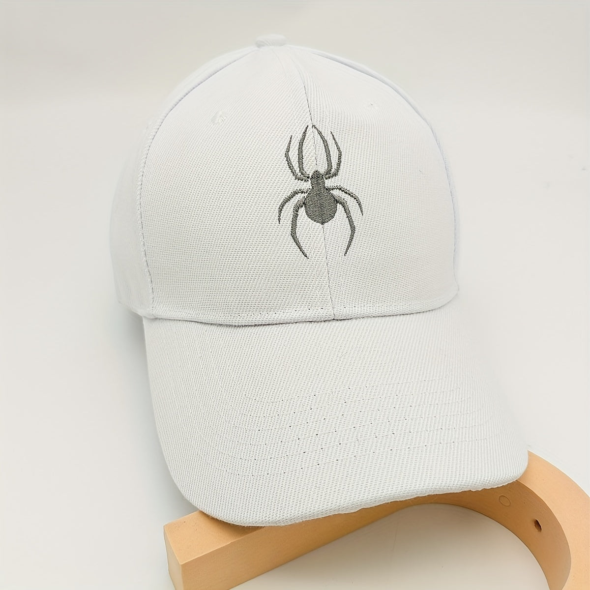 Spider Embroidery Baseball Cap Lightweight Sun Hat Unisex Adjustable Dad Hats