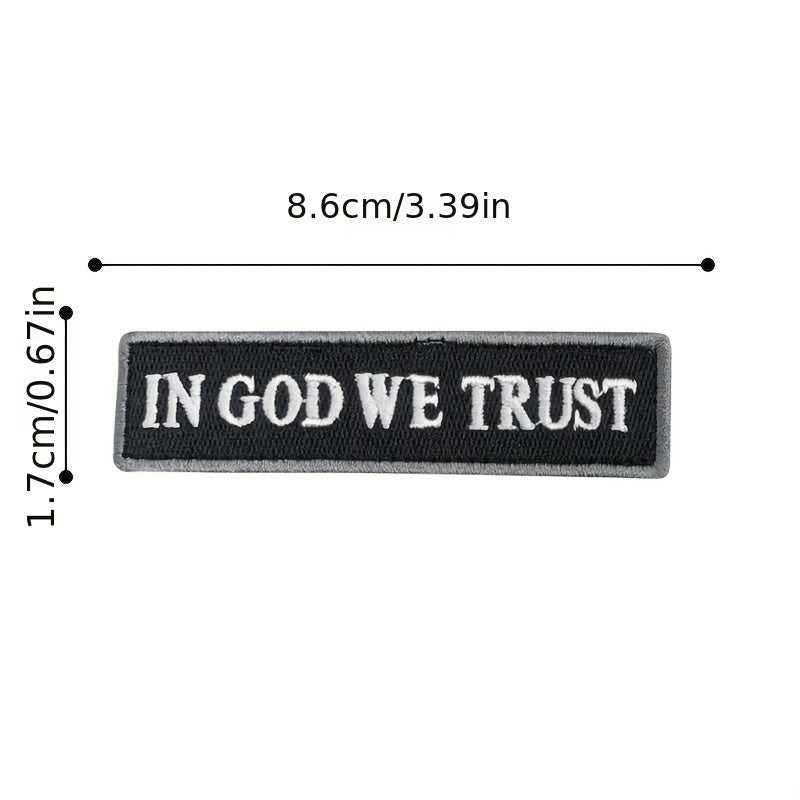 Men's Skull Embroidered Flower Patch Outdoor Stickers
