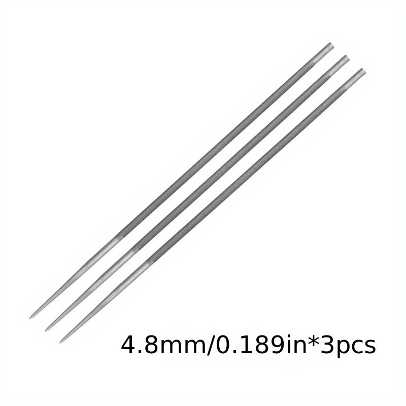 3pcs 9pcs Chainsaw Chain File Round Bearing Steel Sharpening Files