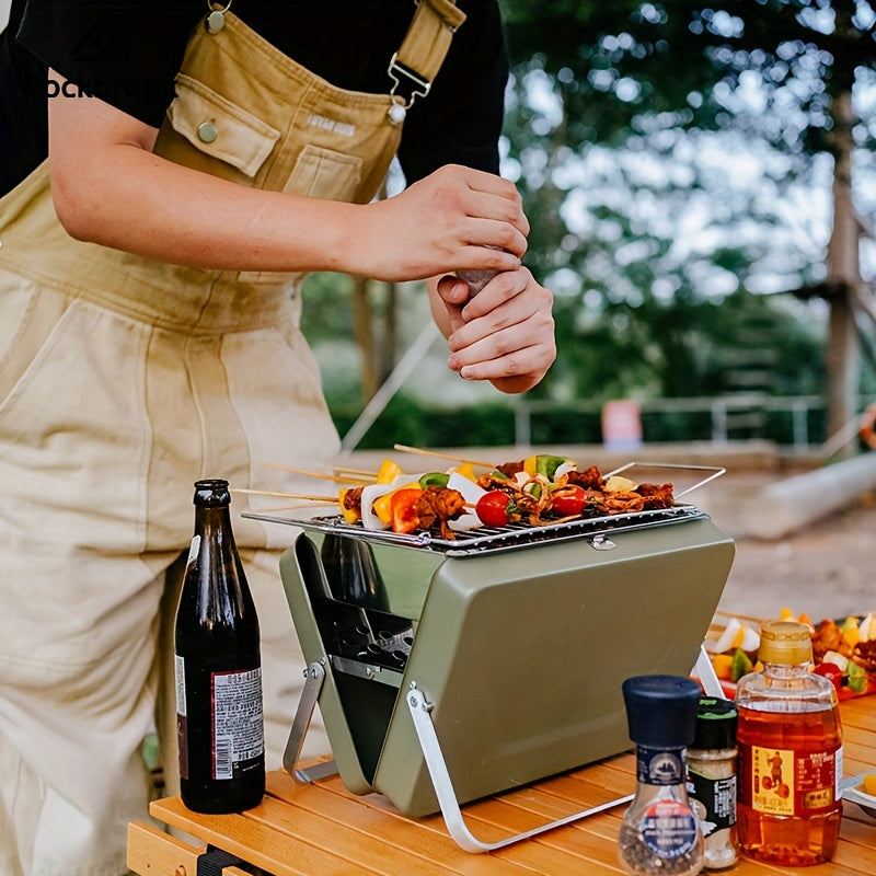 Portable BBQ Grill Shelf for Camping and Picnic