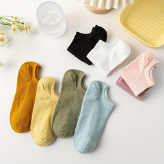 8 Pairs Low Cut Ankle Socks Soft & Lightweight Women's Stockings