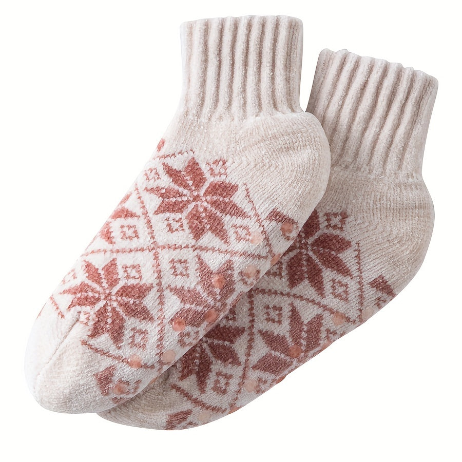 Geometric Pattern Socks Women's Mid Tube Stockings