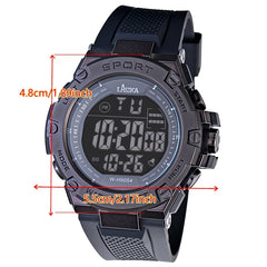 LASIKA Kids Digital Sport Watch Red LED Display Multiple Modes Stopwatch Alarm