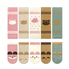 Crawling Knee Pads & Baby Socks Set Boys Girls Kids Warm Accessories