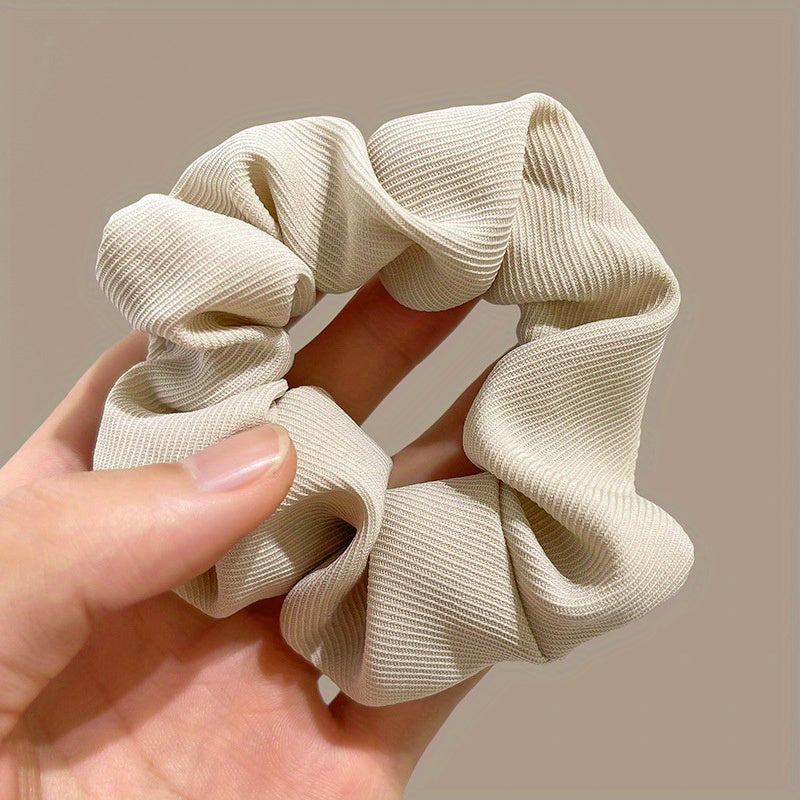 Ribbed Scrunchies Hair Tie Ponytail Holder Hair Accessories