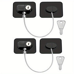 2pcs Refrigerator Locks Child Safety Locks For Fridge Cabinets Drawers