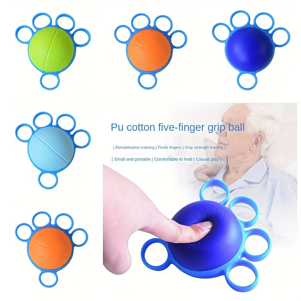 Finger Grip Ball Finger Expander Strength Recovery Trainer
