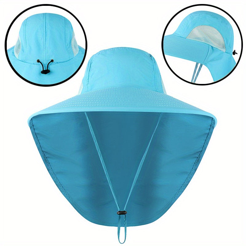 Outdoor Bucket Hat Men's Women's Summer Sunscreen UV Protection Fishing Hat