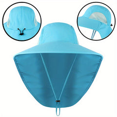 Outdoor Bucket Hat Men's Women's Summer Sunscreen UV Protection Fishing Hat