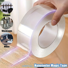 Washable Reusable Nano Tape Double Sided Adhesive Universal