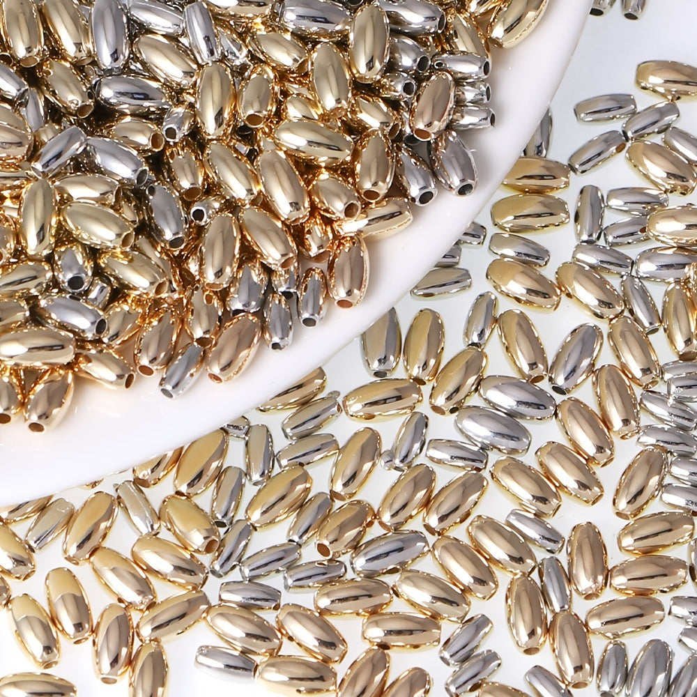 200pcs CCB Oval Beads 4 8mm Jewelry Making Spacer Loose Beads