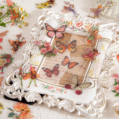 45pcs Flower Fairy Diary Series Boxed Stickers for DIY Hand Account Book