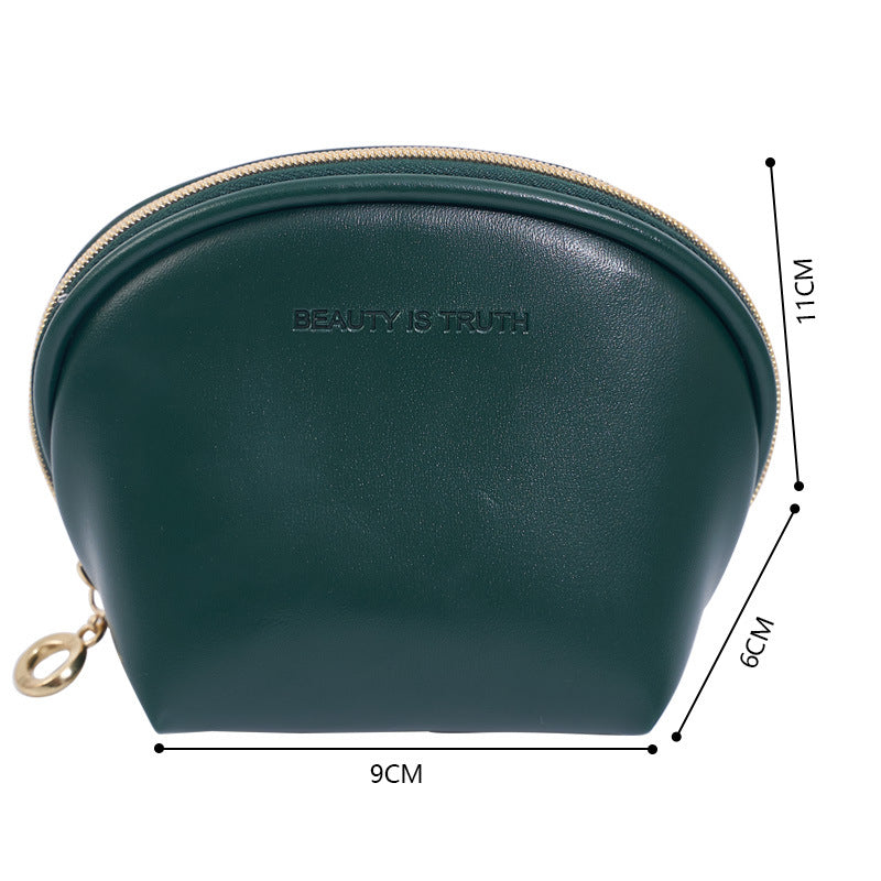 Nordic Style Light Waterproof Makeup Wash Bag PU Leather Pocket