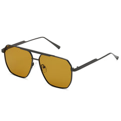 Polarized Square Sunglasses UV400 Men Women Metal Outdoor Eyewear