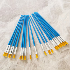 DIY Painting Brushes Pointed Flat Tips Gouache Acrylic Painting