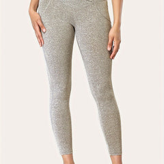 Women's Cross Waistband Yoga Leggings Butt Lifting Fitness Pants