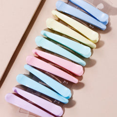 12pcs Plastic Hair Clips Candy Strong Hold Grip Hair Jaw Clip For Thick Hair