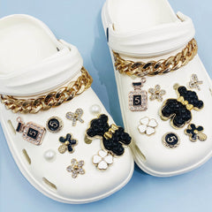 18pcs Bling Shoe Charms For Women Girls Kids Mixed Cartoon Decoration Charms