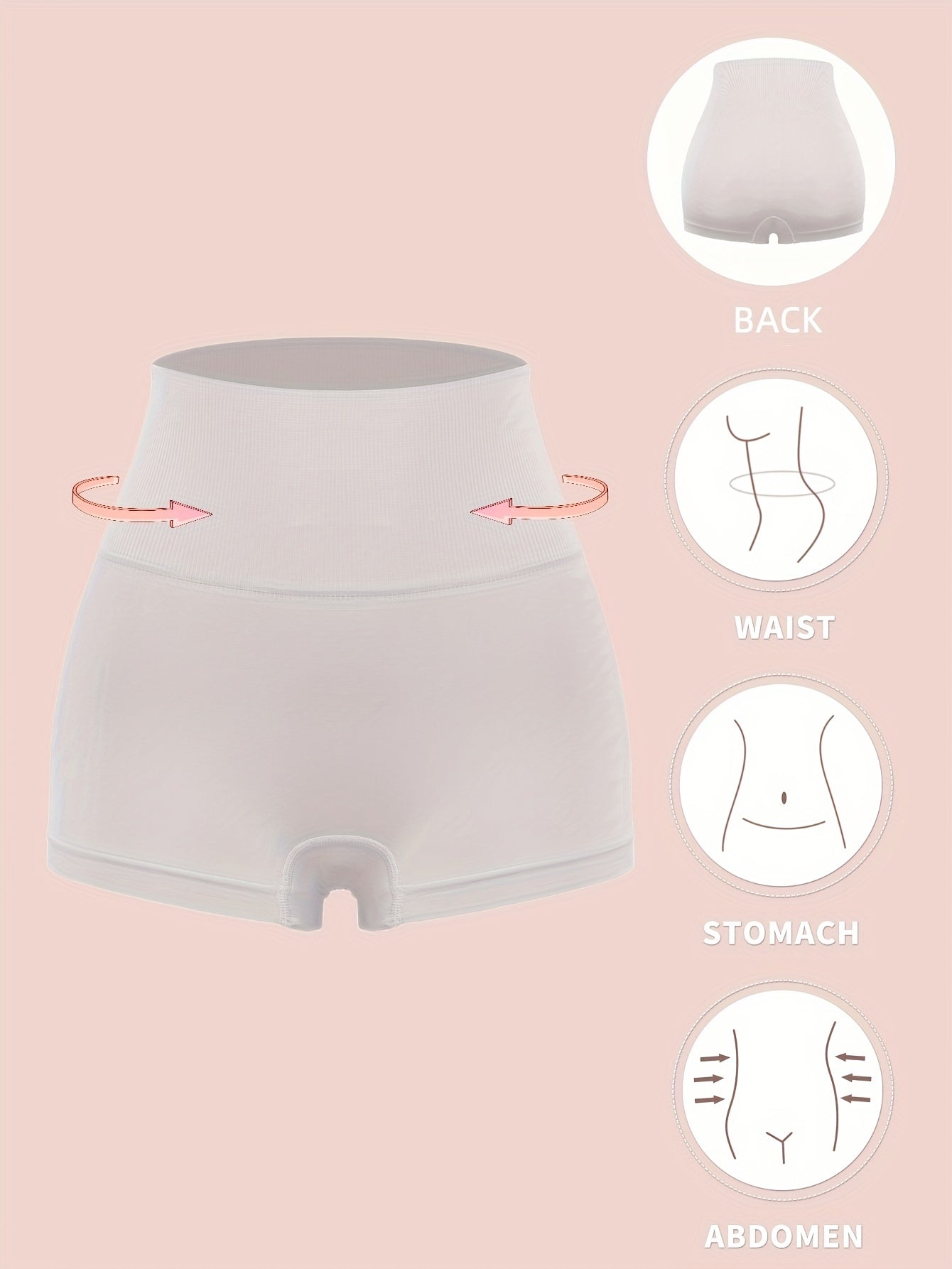 High Waist Tummy Control Compression Panties Women's Underwear