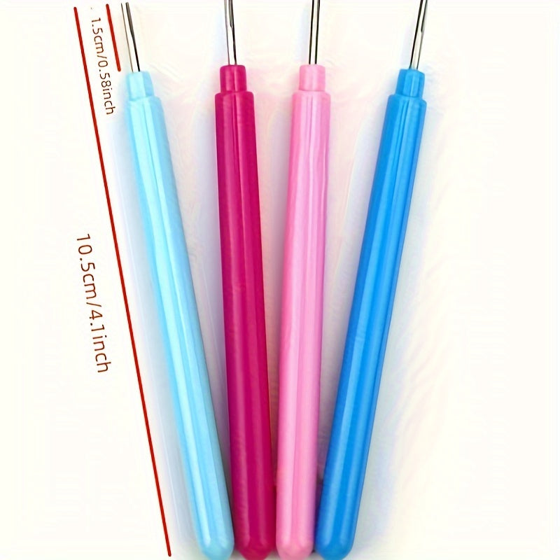 4pcs Paper Quilling Tools Slotted Kit Rolling Curling Needle Pen Rose