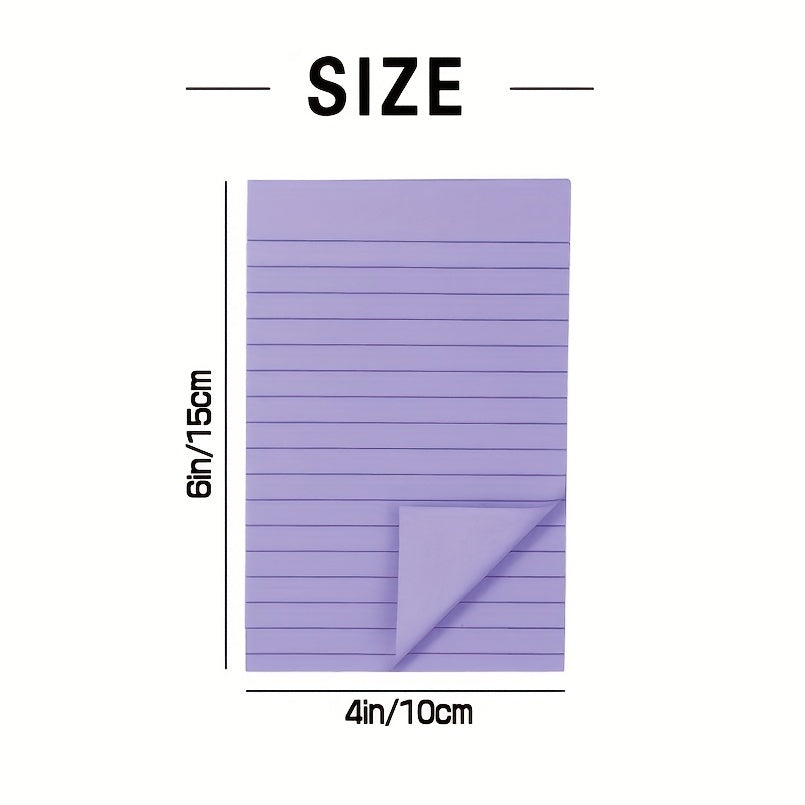 Large Sticky Notes 4x6 IN, Bright Pastel Colors, 46 Sheets x 9 Pack