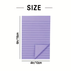 Large Sticky Notes 4x6 IN, Bright Pastel Colors, 46 Sheets x 9 Pack