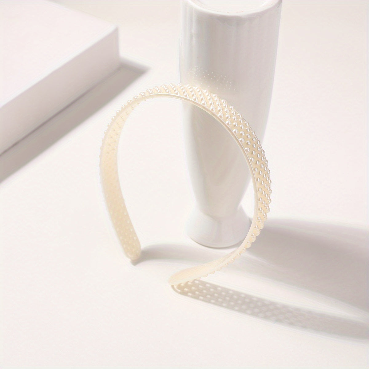 Faux Pearl Decor Headband Sweet Headdress Hair Accessories