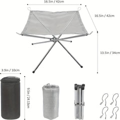 Portable Folding Campfire Rack for Camping