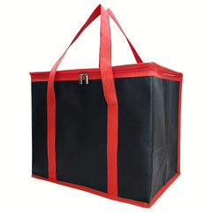 Convenient Large Capacity Non-woven Thermal Insulation Bag with Long Hand Strap