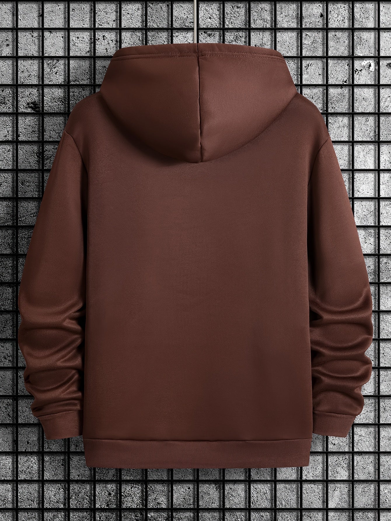 Men's Cozy Print Hooded Sweatshirt for Winter