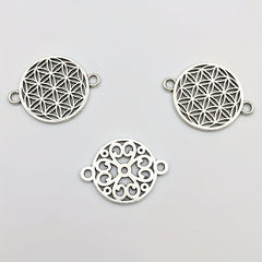 22pcs Antique Silvery Pendant Series for Necklace Bracelet Earrings