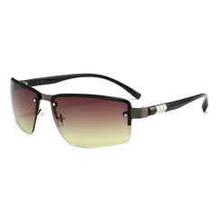 Rectangle Metal Sunglasses Business Man Men Male Glasses Retro Vintage