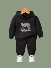 OERYUI Wild Print Hoodies Pants Set Spring Fall Sports Gift