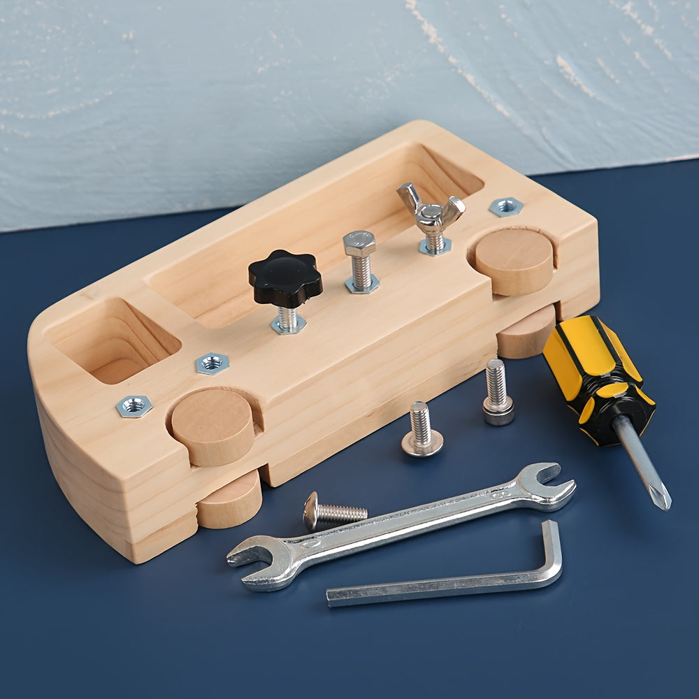 Busy Bees Wooden Screwdriver Toy Set for Kids
