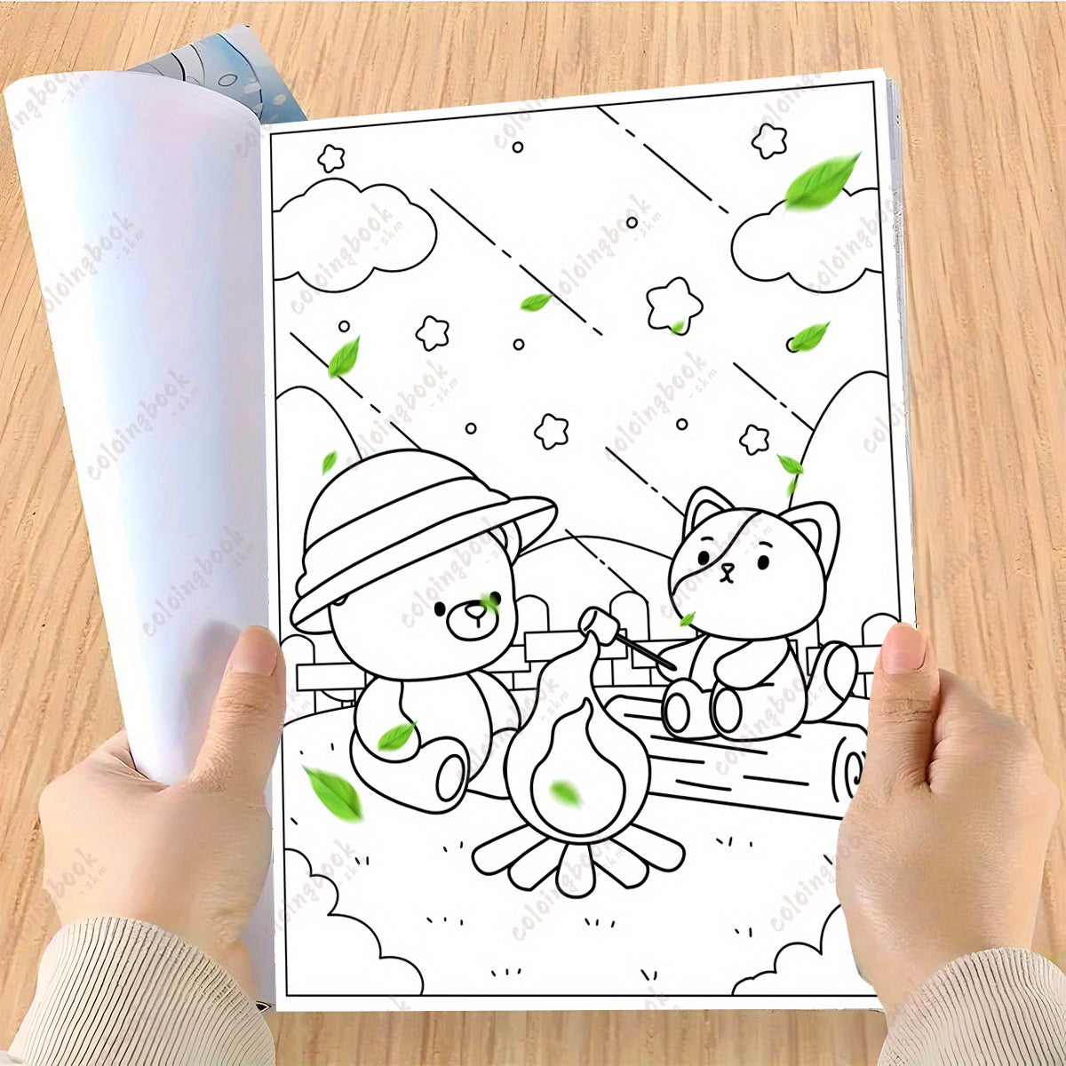 LZX Upgraded Deluxe Thick Paper 22pg 29 COZY ROUTINE Drawing Coloring Book