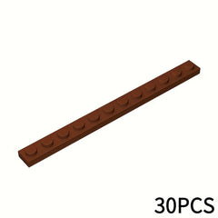 30pcs 1x12 Low Brick Building Blocks 60479 for MOC Building Block Enthusiasts